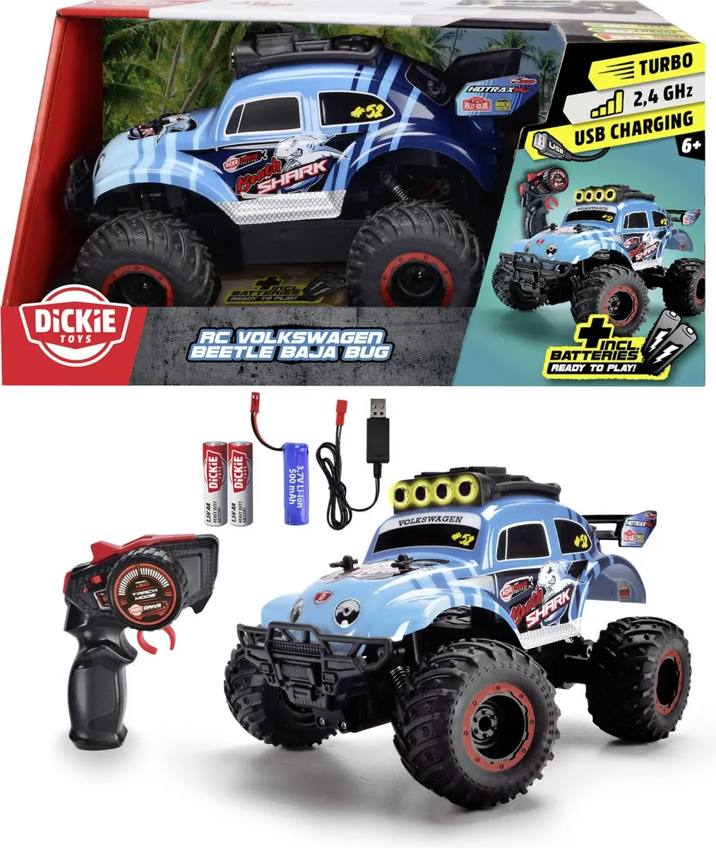 Dickie Toys Rc Volkswagen Beetle Baja Bug 201105008