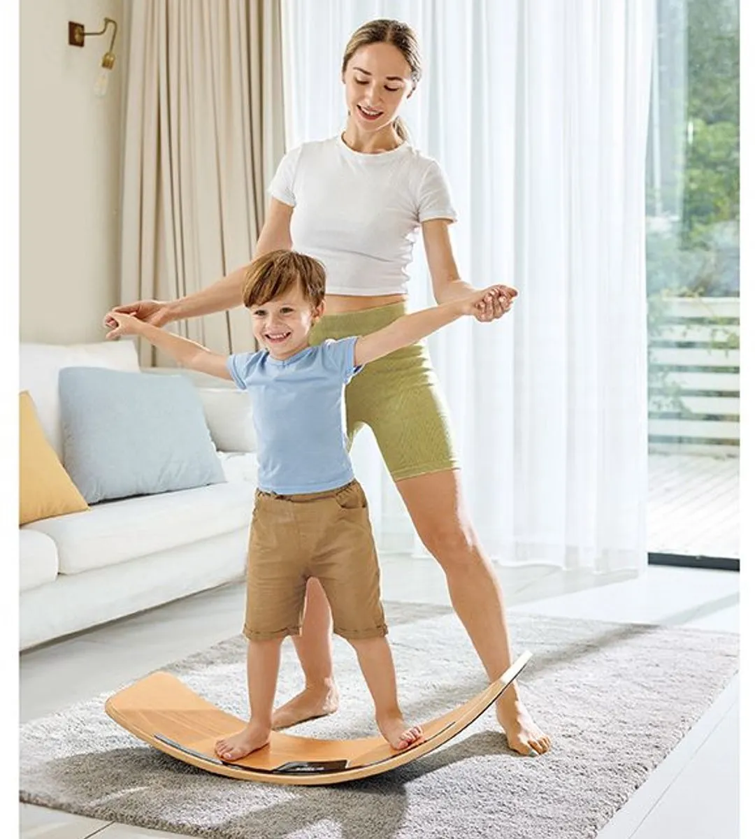 Hape Intelligent Balansbord E1219A - Bruin