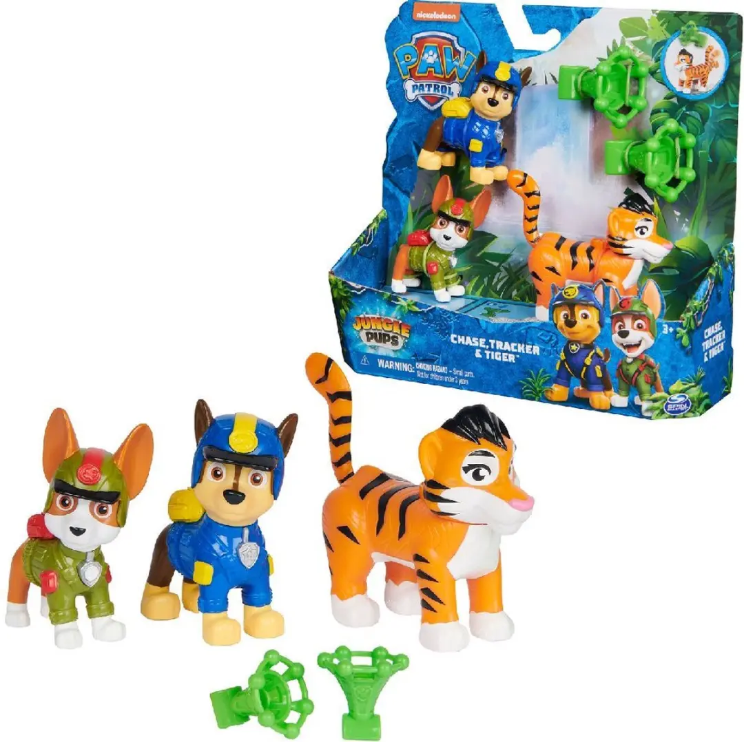 PAW Patrol Jungle Pups Chase & Tracker Speelfiguren 6068629