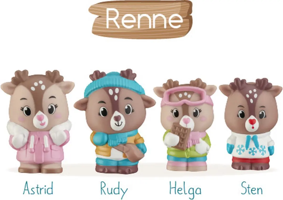 Klorofil De Familie Rendier Speelset 4-delig - MPN 700308