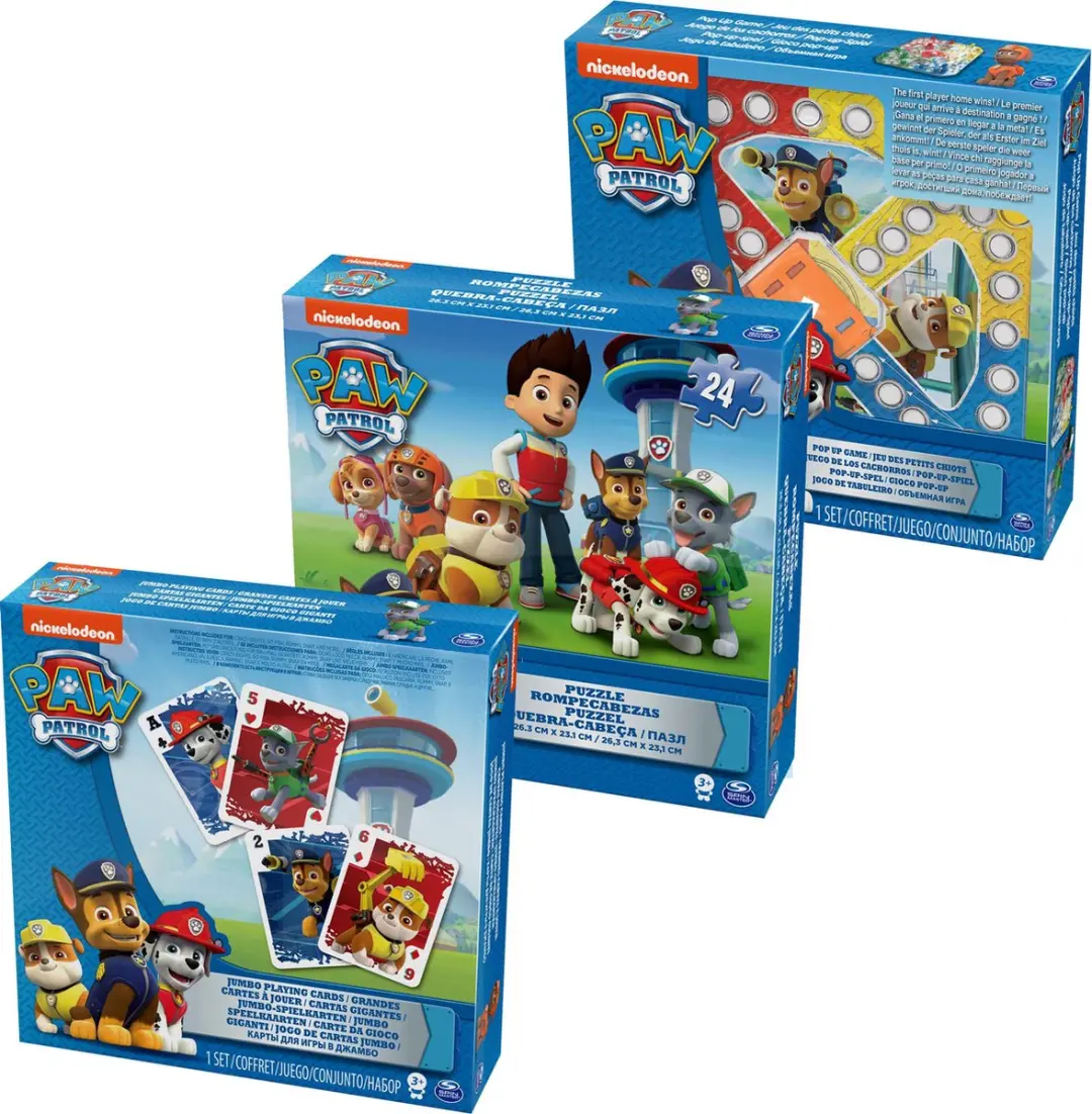 PAW Patrol Bordspel Multipakket 6033299