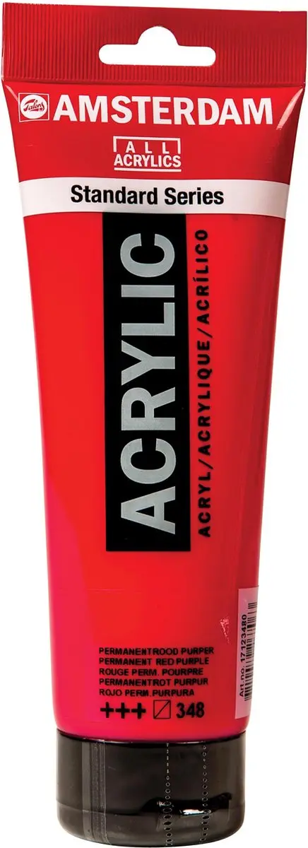 Amsterdam Acrylverf #348 Permanentrood Purper 250ml