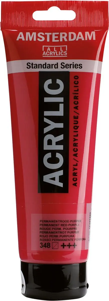 Amsterdam Acrylverf #348 Permanentrood Purper 250ml