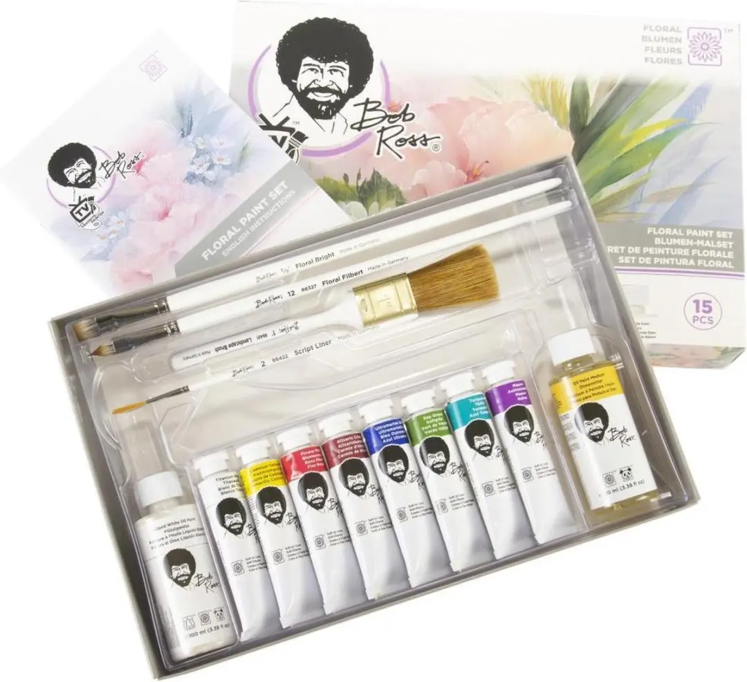 Bob Ross Flower Paint Set