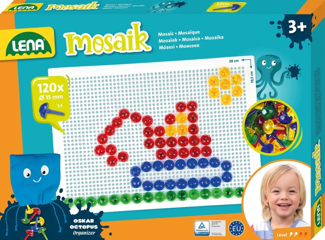 Lena Mozaïekset Transparant 120 Stuks