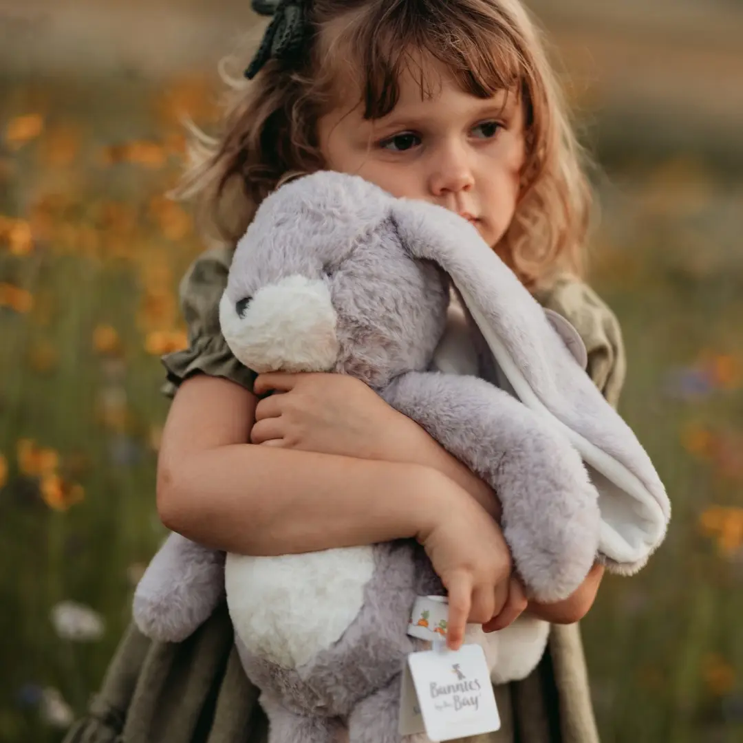 Bunnies By The Bay Floppy Nibble Knuffelkonijn - 44cm - Lila