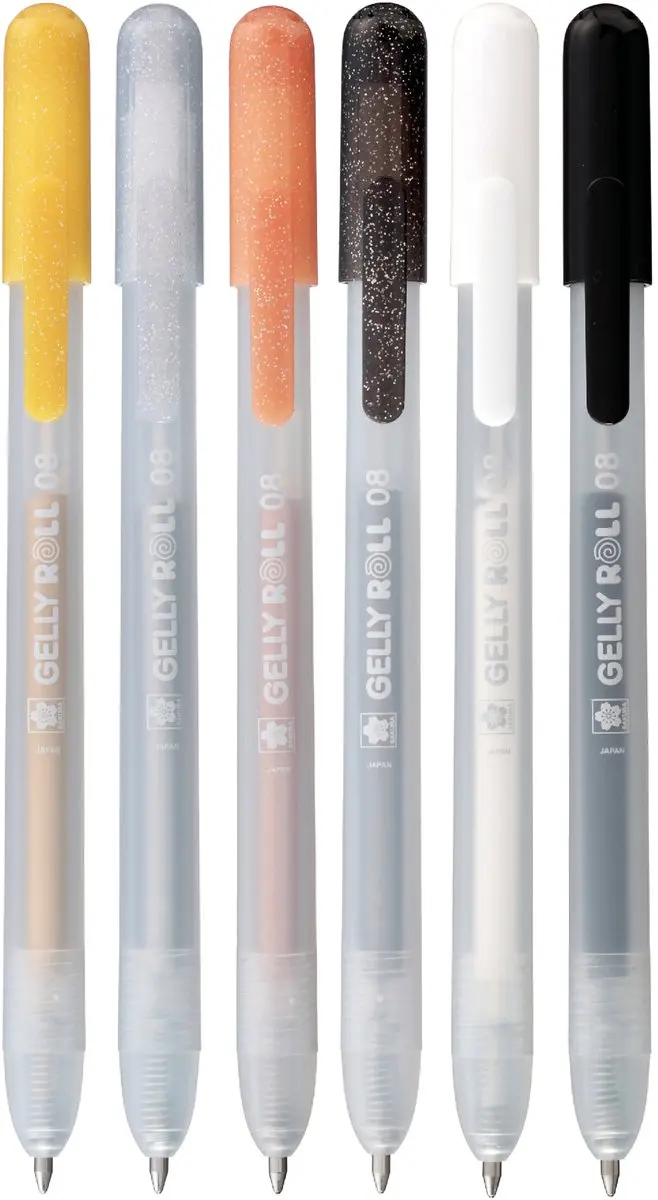 Sakura Gelly Roll Retractable Special Mix Set - 6 Stuks