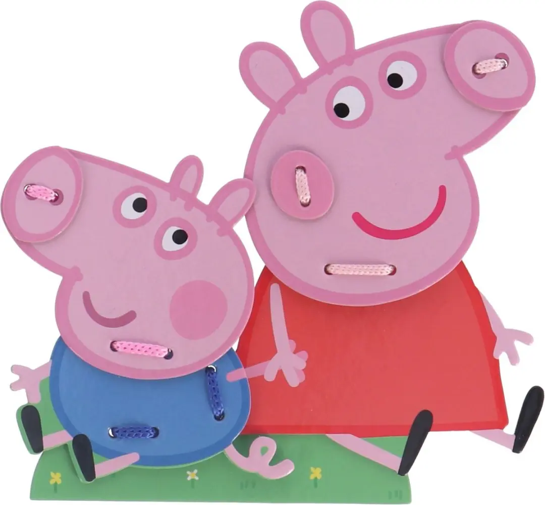 Peppa Pig Veterpuzzel 8 Stuks - Meerkleurig