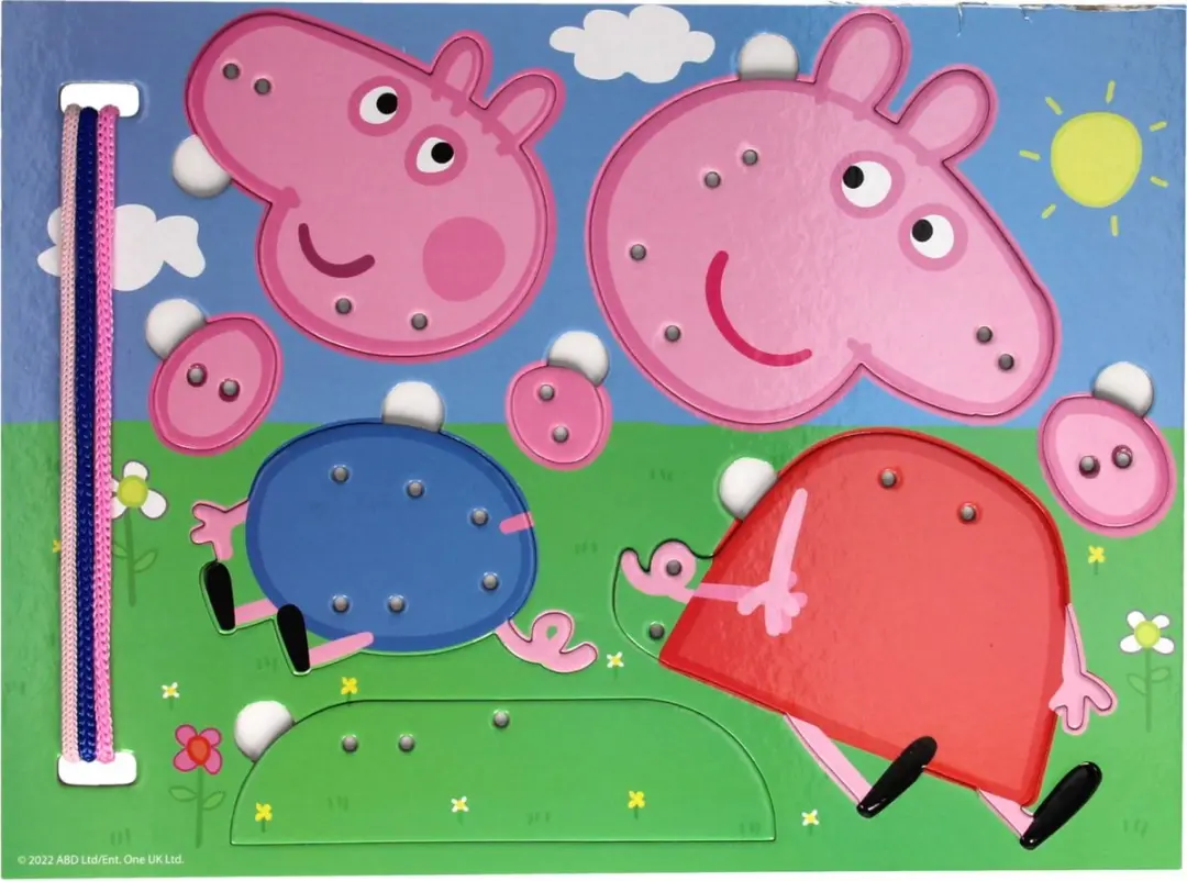 Peppa Pig Veterpuzzel 8 Stuks - Meerkleurig