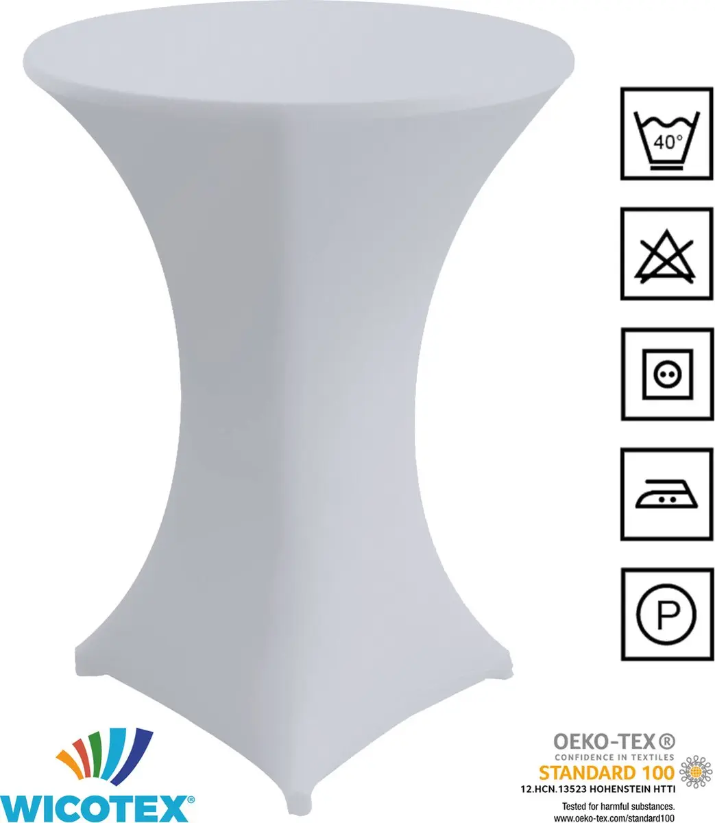 Wicotex Statafelhoes 80x110cm Wit