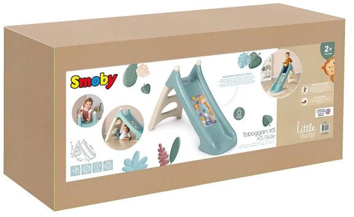 Smoby Little Smoby Glijbaan XS 7600140311 - Groen/Beige - afbeelding 6 van 6