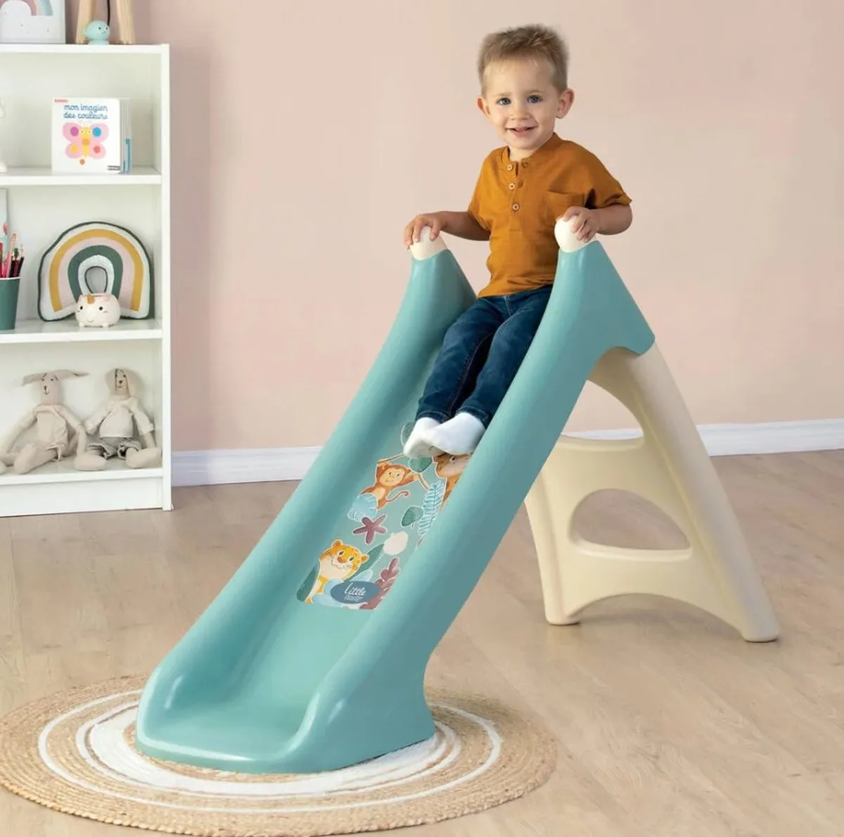 Smoby Little Smoby Glijbaan XS 7600140311 - Groen/Beige