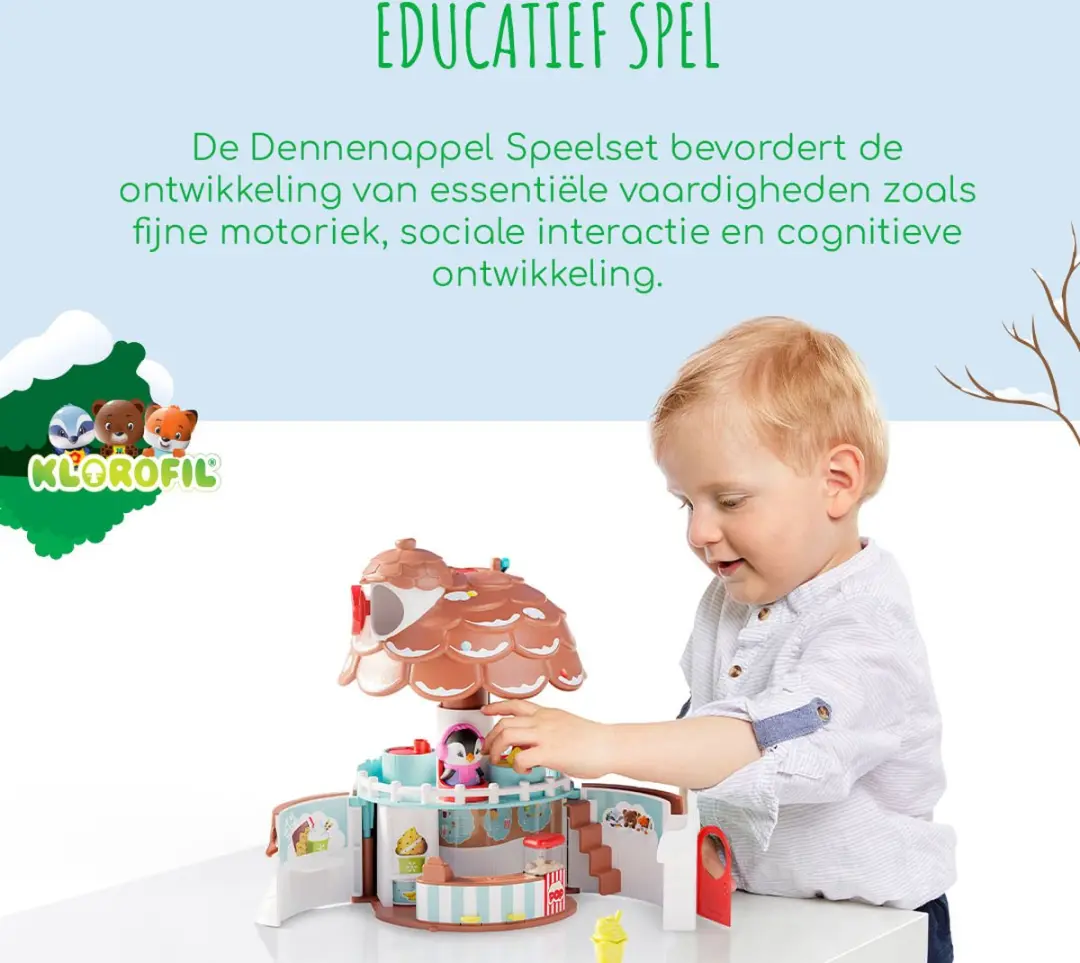 Klorofil Dennenappel Speelset 700217 - 5-delig