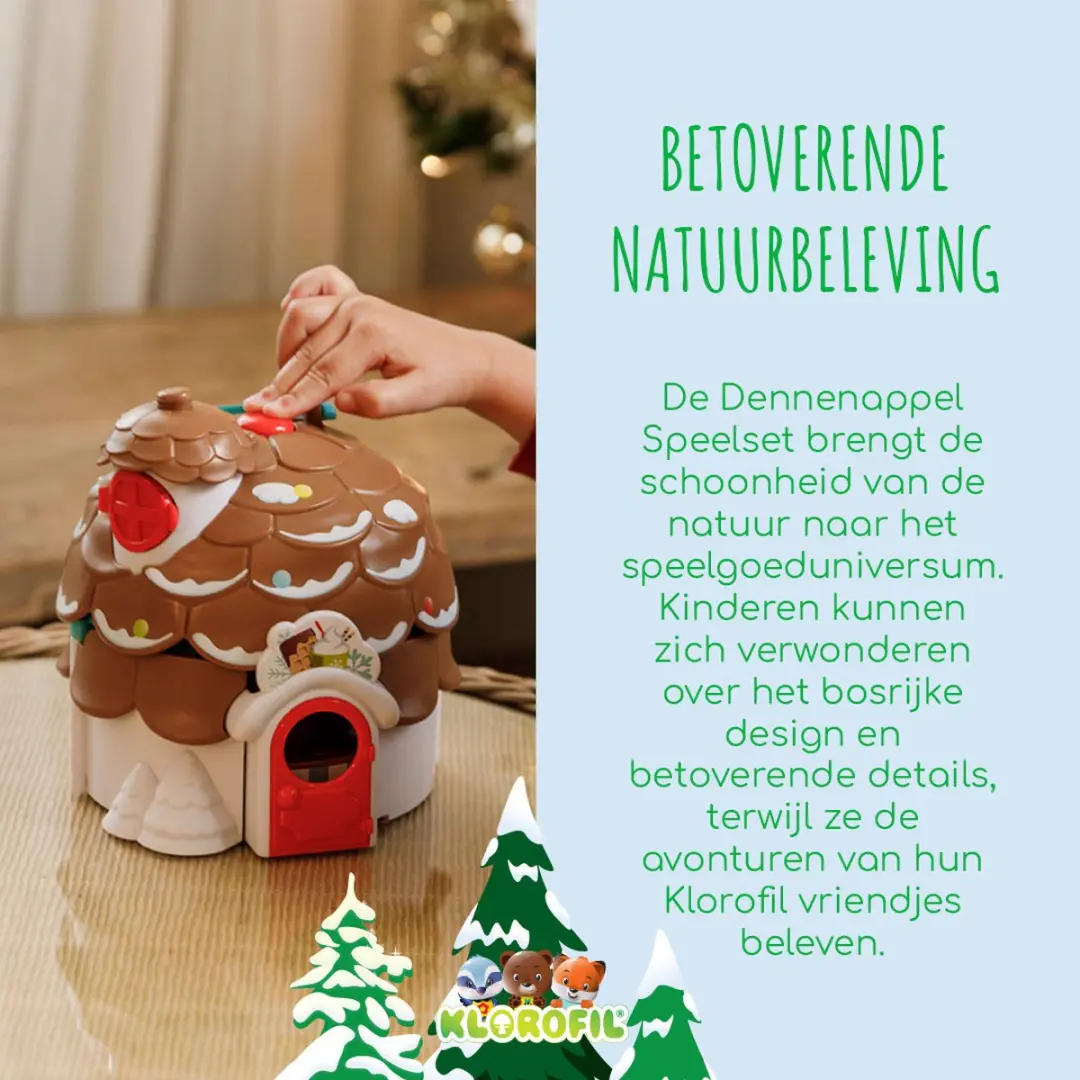 Klorofil Dennenappel Speelset 700217 - 5-delig