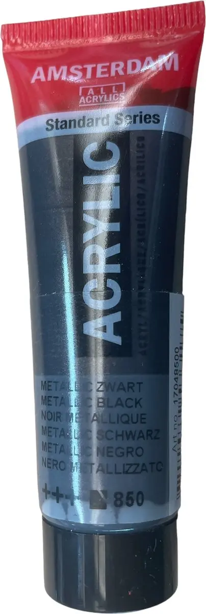 Amsterdam Acryl 20ml Metallic Zwart