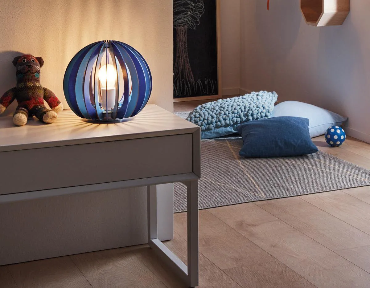 Eglo Fabella Tafellamp - 1 Lichtpunt - Blauw