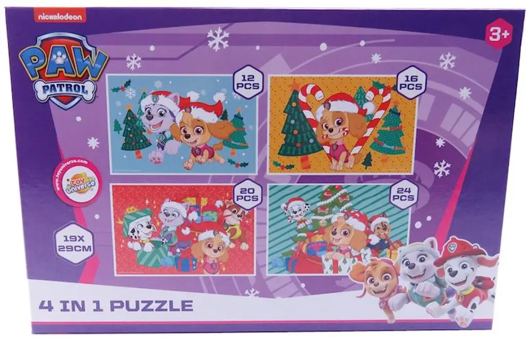 PAW Patrol Kinderpuzzelset 4-in-1
