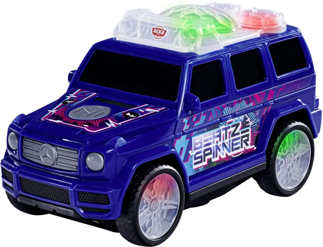 Dickie Toys Beatz Spinner Mercedes G-Class 24cm - Blauw/Zwart/Grijs