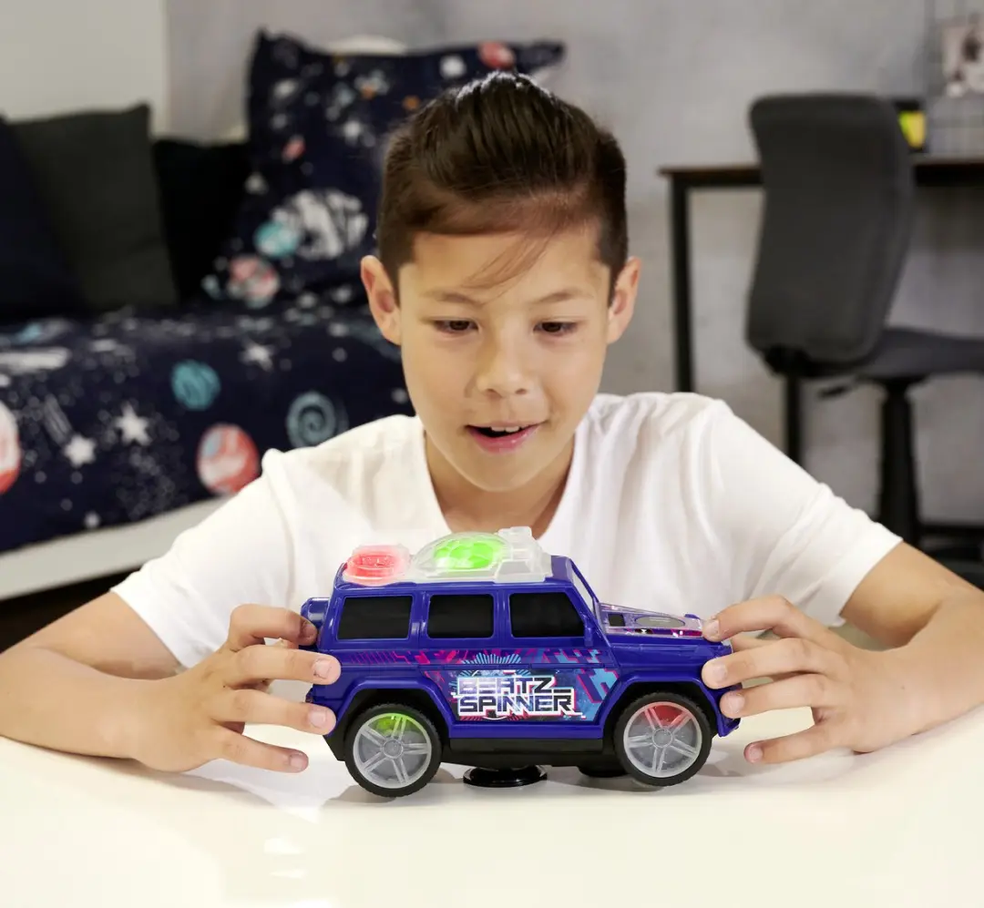 Dickie Toys Beatz Spinner Mercedes G-Class 24cm - Blauw/Zwart/Grijs