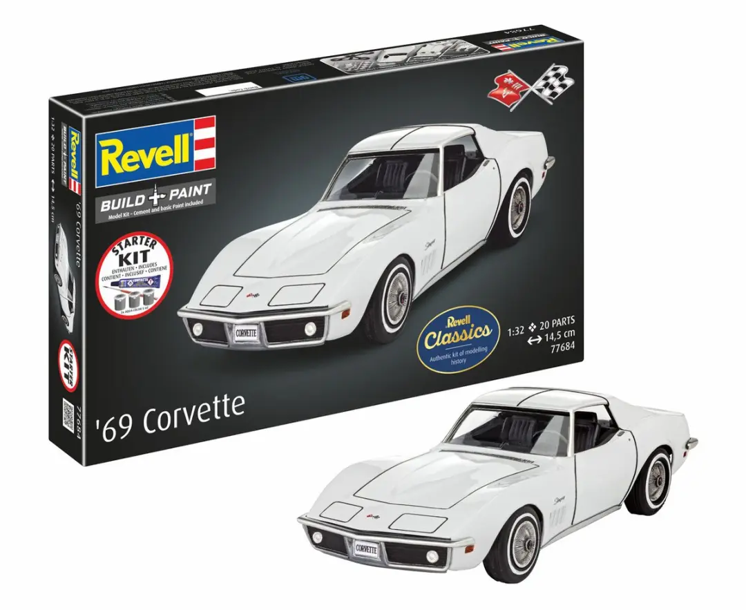 Revell 77684 Chevrolet Corvette C3 '69 Modelbouwpakket