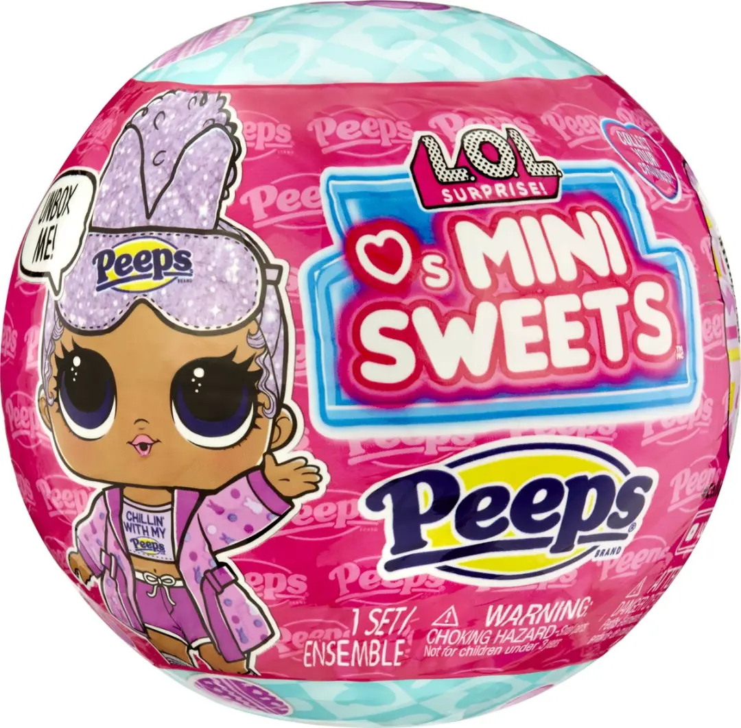 LOL Surprise! Loves PEEPS Cozy Bunny Minipop 7,6 cm