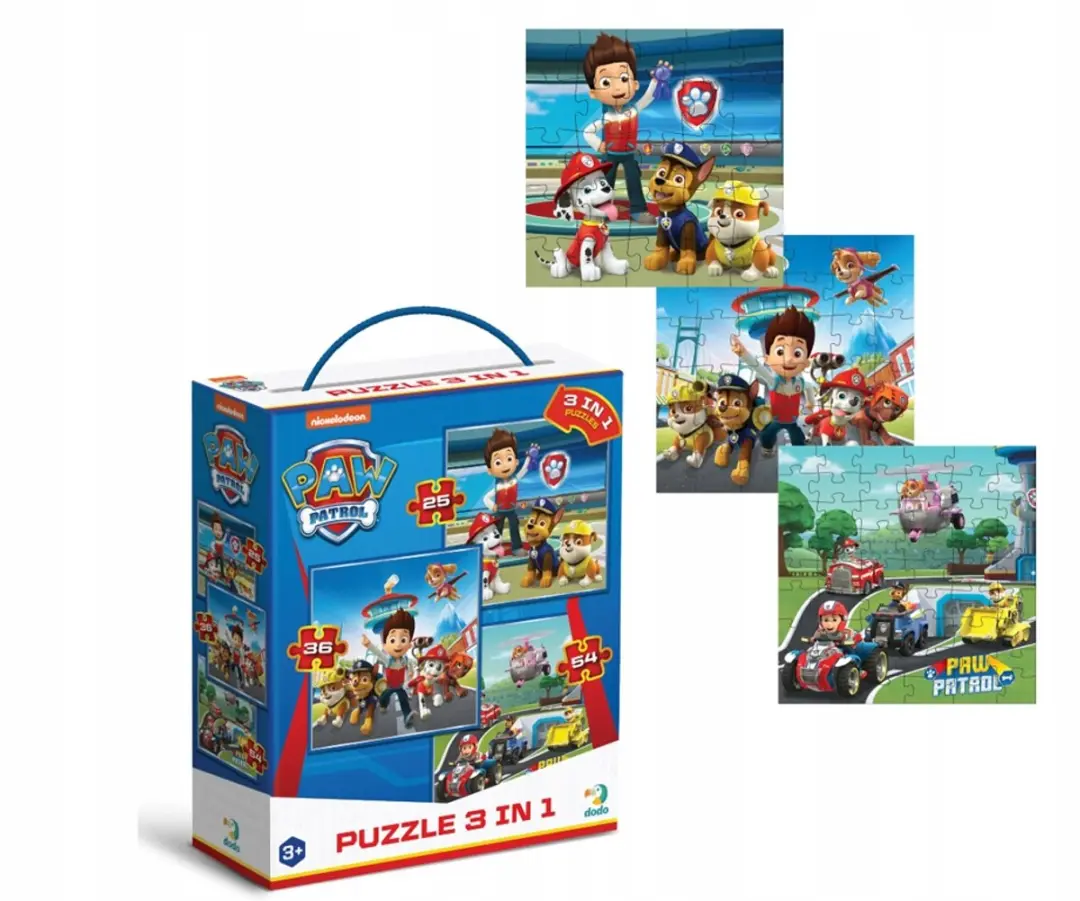 PAW Patrol 3-in-1 Puzzels Speeltuin