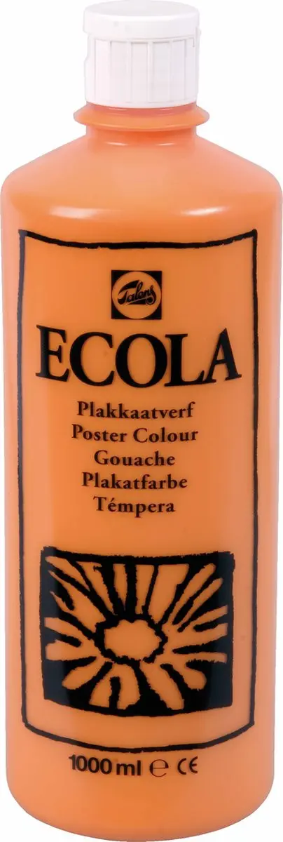 Talens Ecola Plakkaatverf Oranje 1000ml
