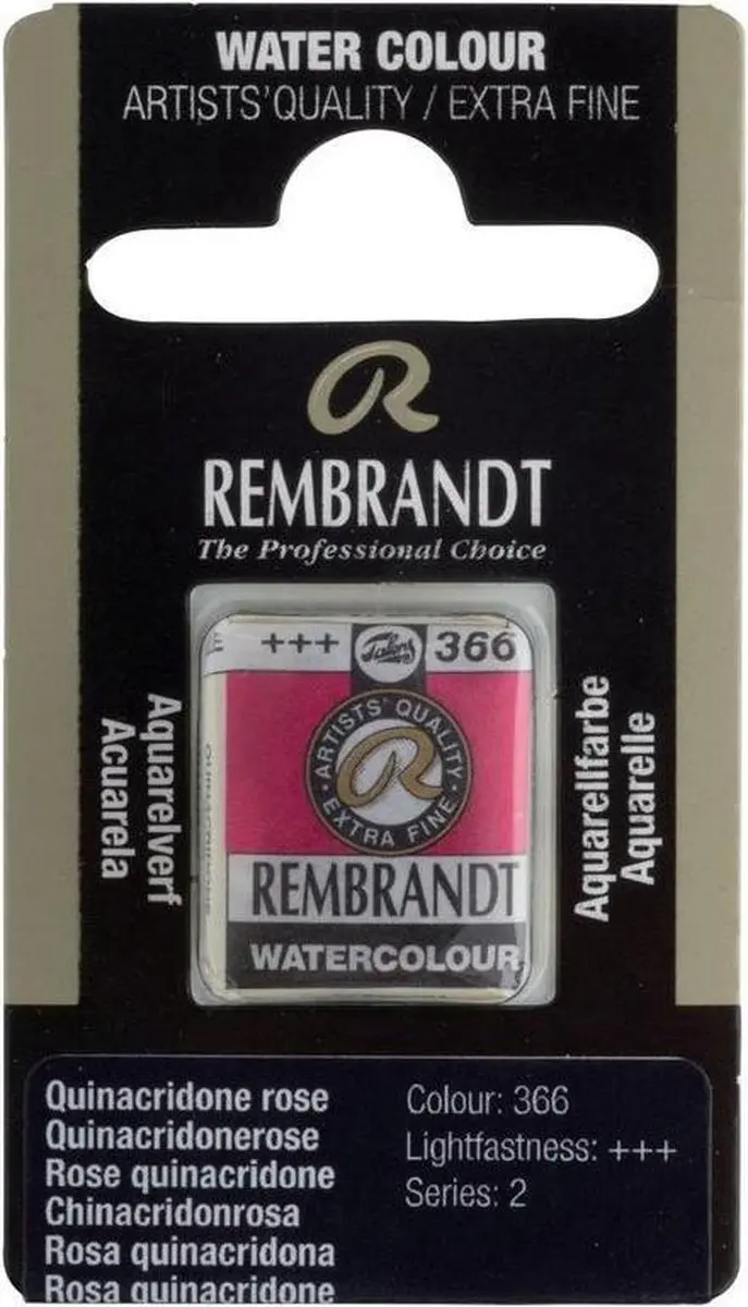 Rembrandt Waterverf Napje Quinacridone Rose 10g
