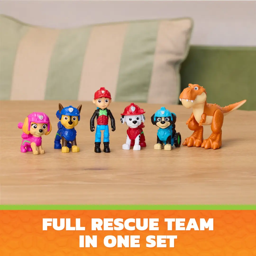 PAW Patrol Dino-avonturenpakket 6075943 - 6 Actiefiguren Multicolor