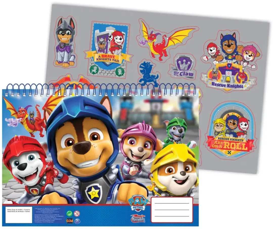 PAW Patrol Schetsboek met Stickers