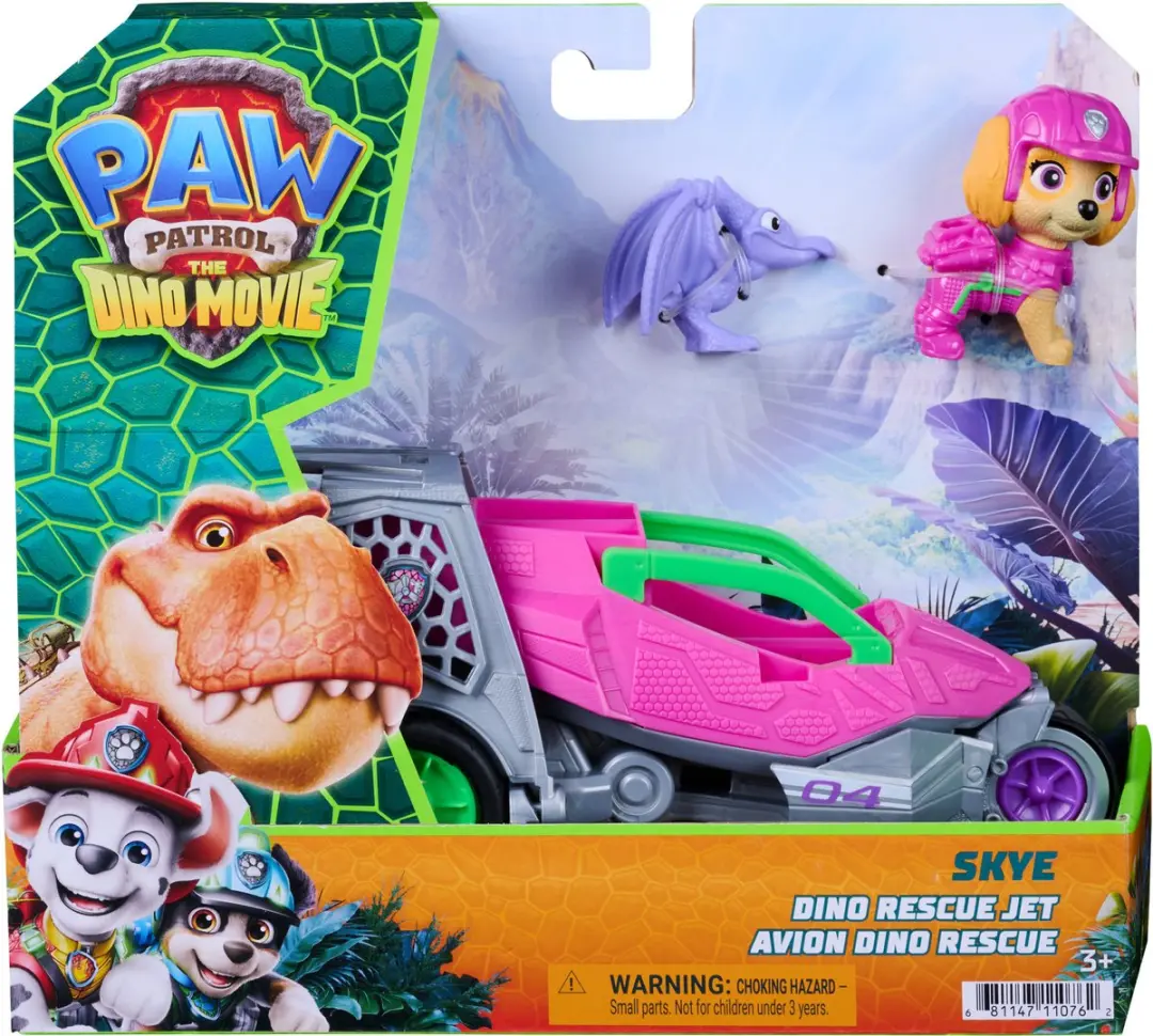 PAW Patrol Skye Dino Rescue Jet 6075758 - Meerkleurig