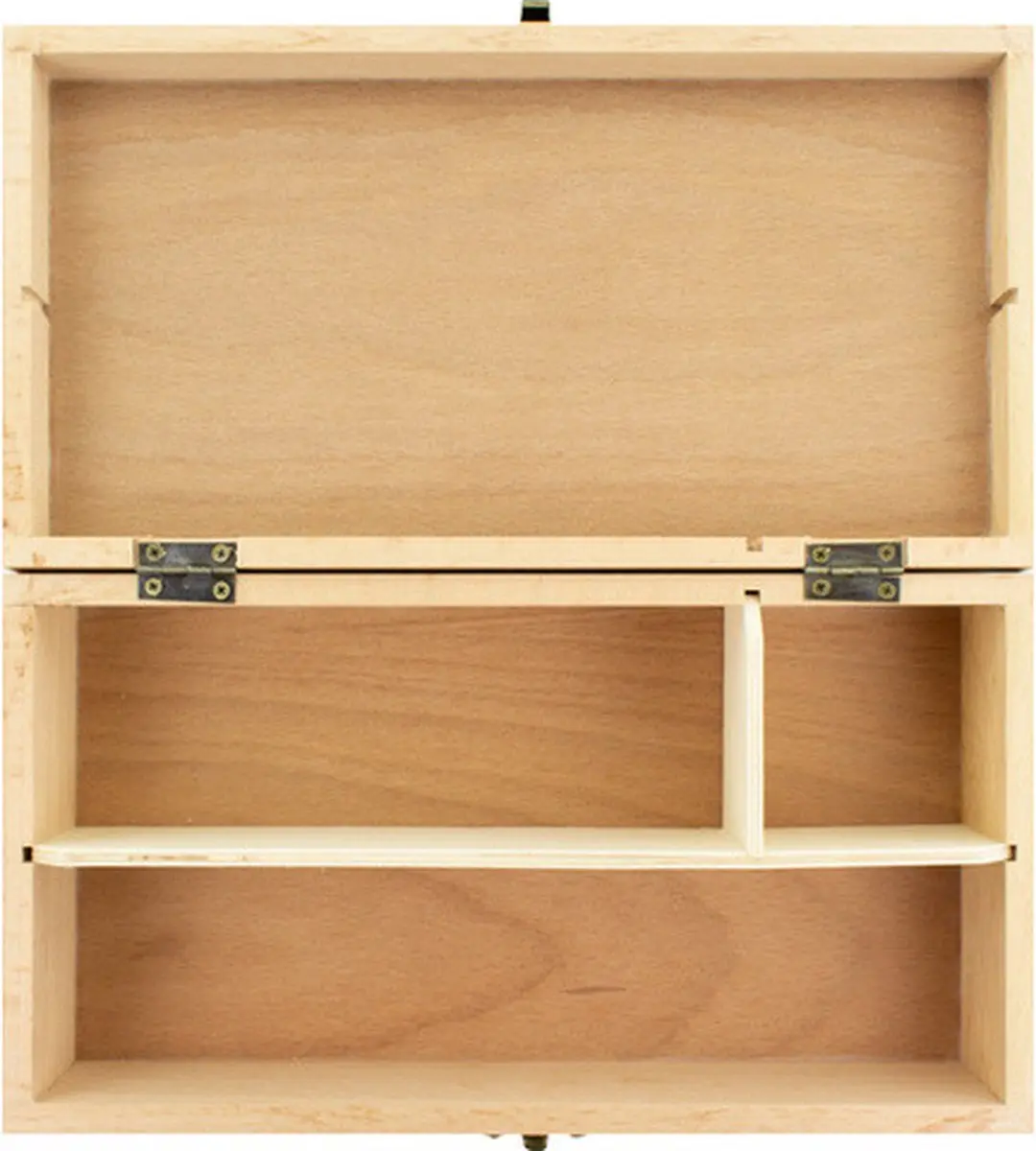 Kangaro Tekendoos 25x13cm - Hout - 3 Vaks Indeling - Multi