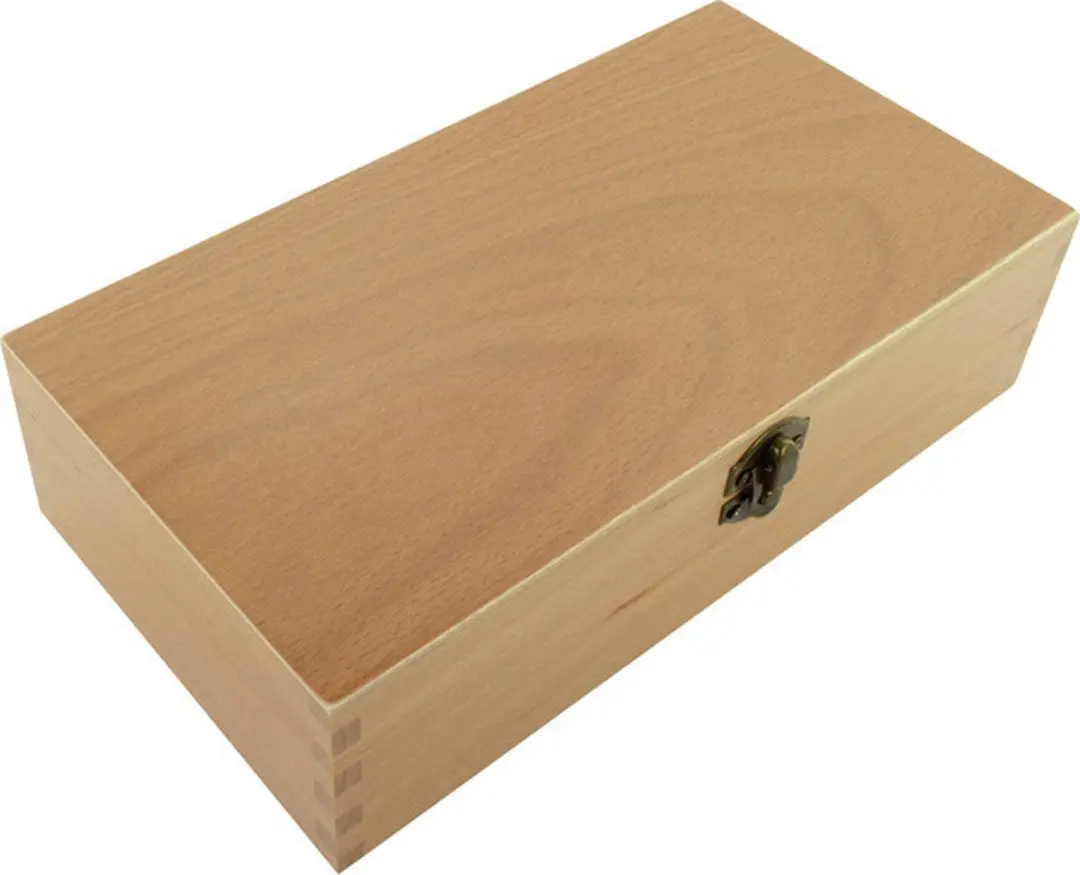 Kangaro Tekendoos 25x13cm - Hout - 3 Vaks Indeling - Multi