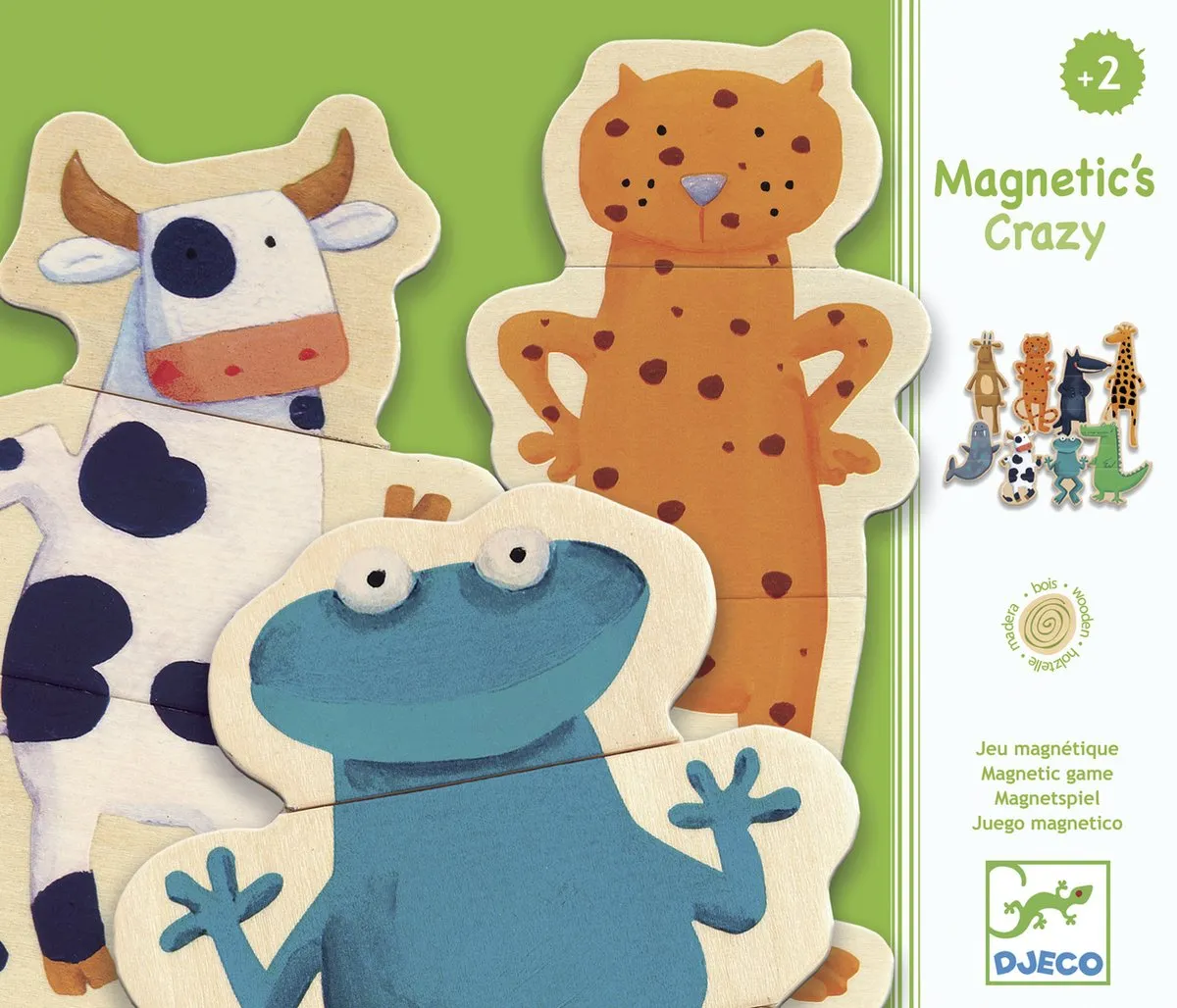 Djeco Magnetic's Crazy Magneetspel - 24 Stuks - Multicolor - afbeelding 4 van 6