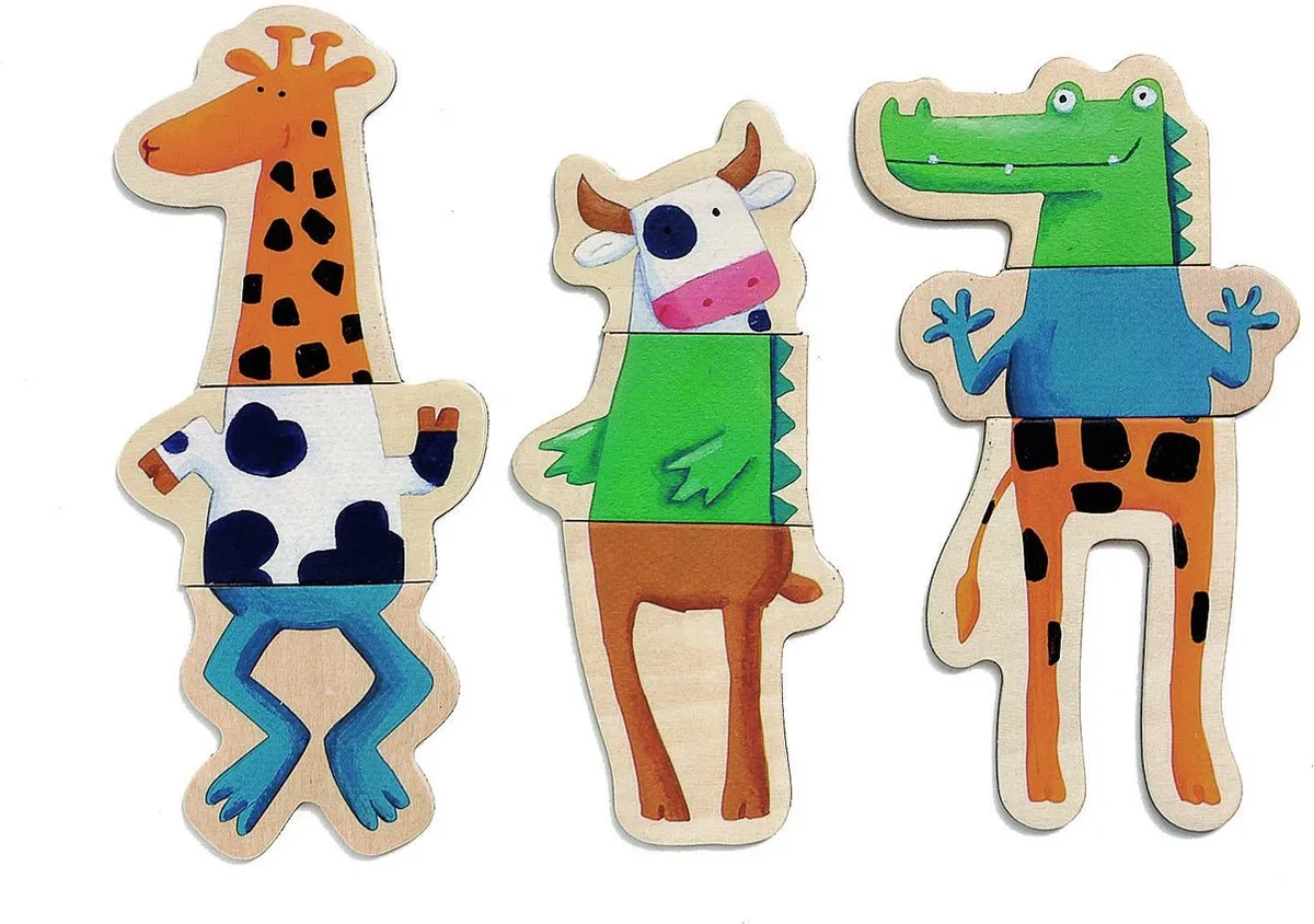 Djeco Magnetic's Crazy Magneetspel - 24 Stuks - Multicolor - afbeelding 3 van 6
