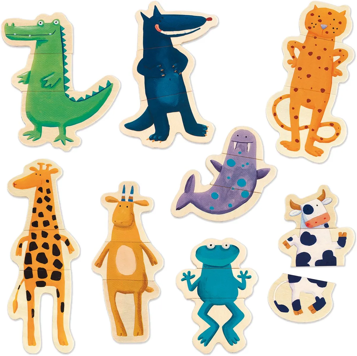 Djeco Magnetic's Crazy Magneetspel - 24 Stuks - Multicolor - afbeelding 5 van 6