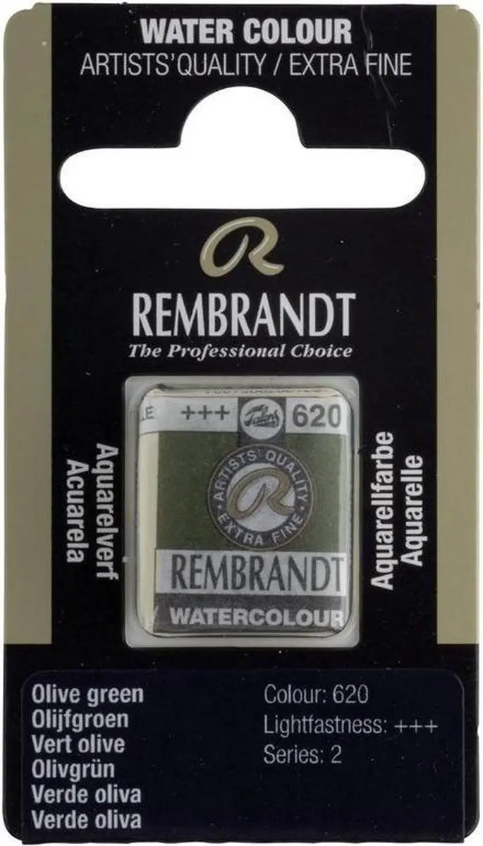 Rembrandt Waterverf Napje Olive Green 10g