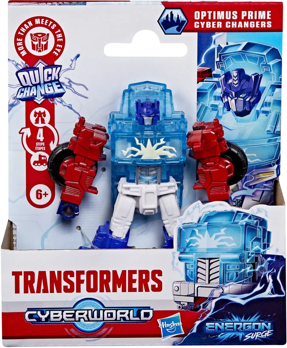 Transformers Cyberworld Energon Surge Optimus Prime Cyber Changers Actiefiguur G3256