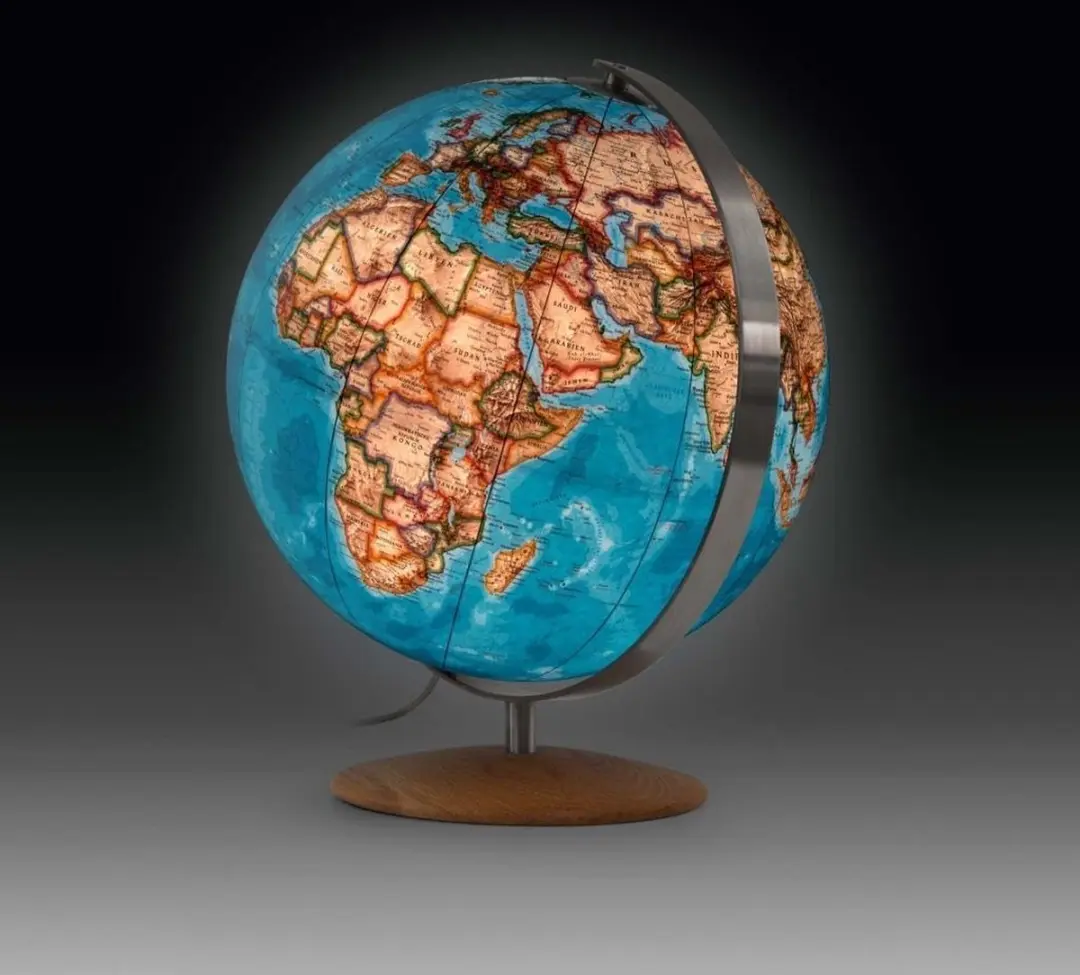 National Geographic Globe Fusion Classic Ø37cm - Verlichting - Blauw