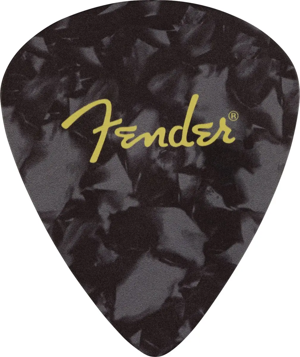 Fender Pick Shape Logo Onderzetters - 4 Stuks - Multicolor