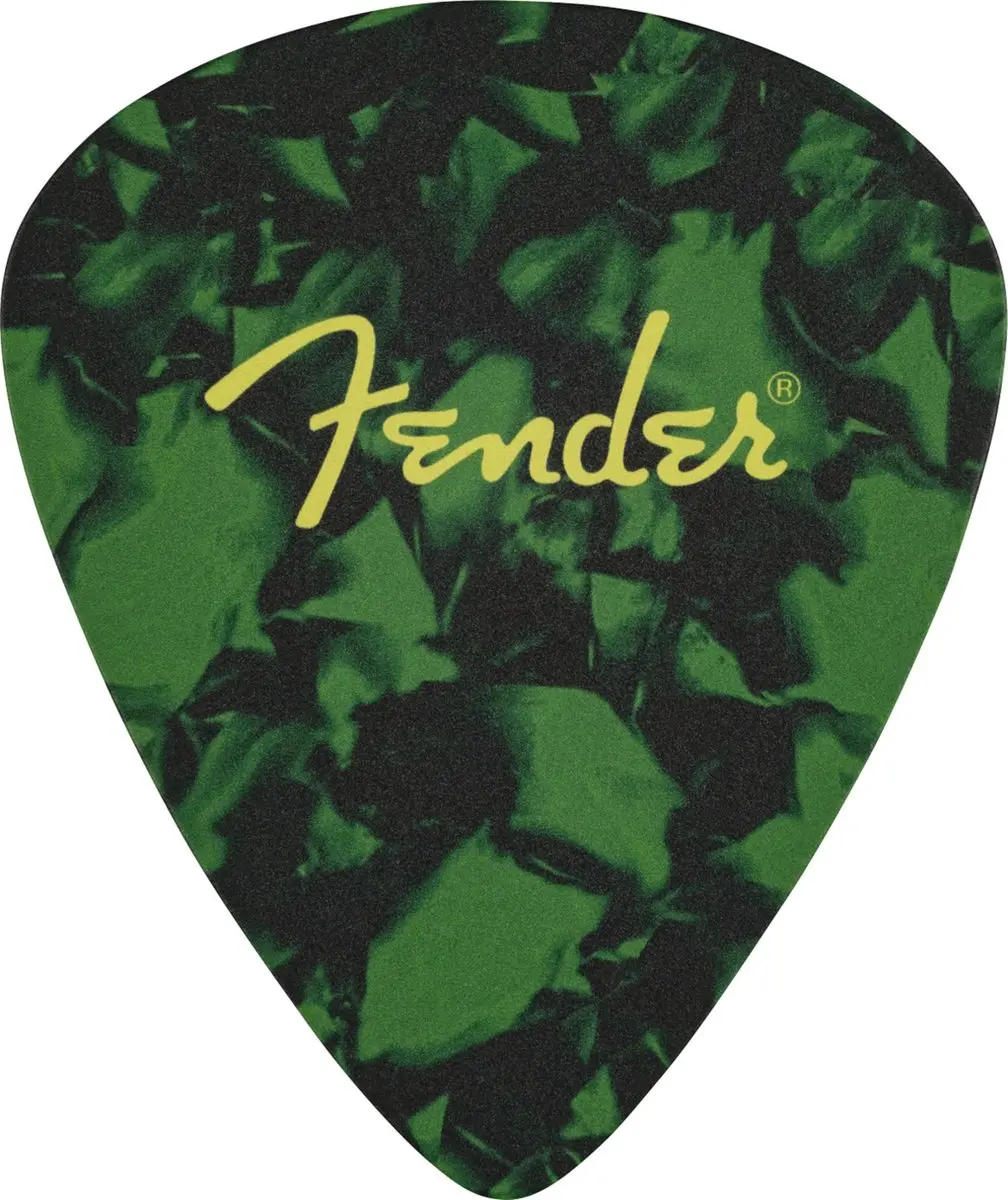 Fender Pick Shape Logo Onderzetters - 4 Stuks - Multicolor
