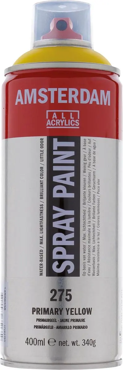 Amsterdam Spuitbusverf #275 Primairgeel 400ml