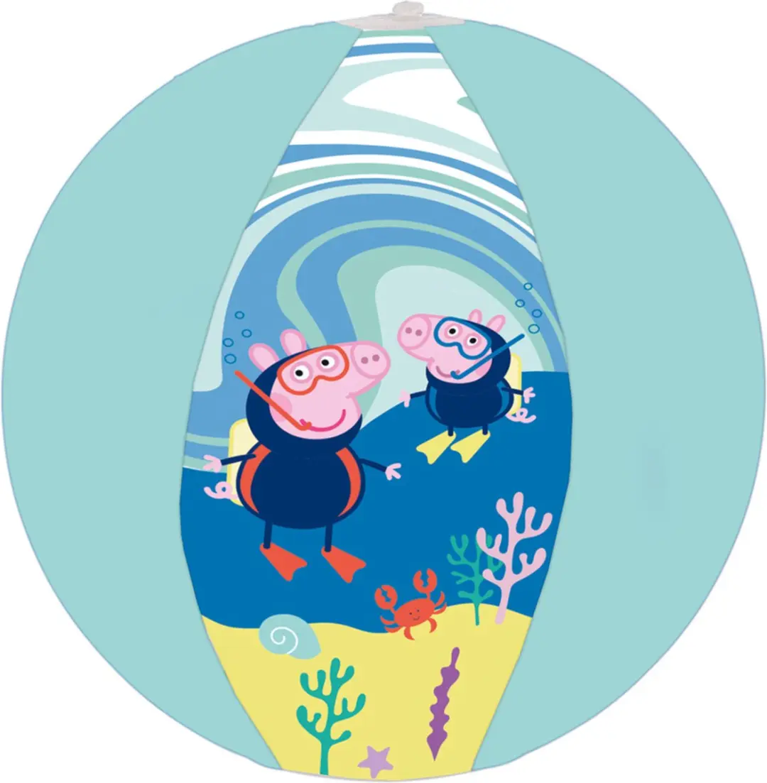 Peppa Pig Opblaasbare Strandbal 29cm - Multi
