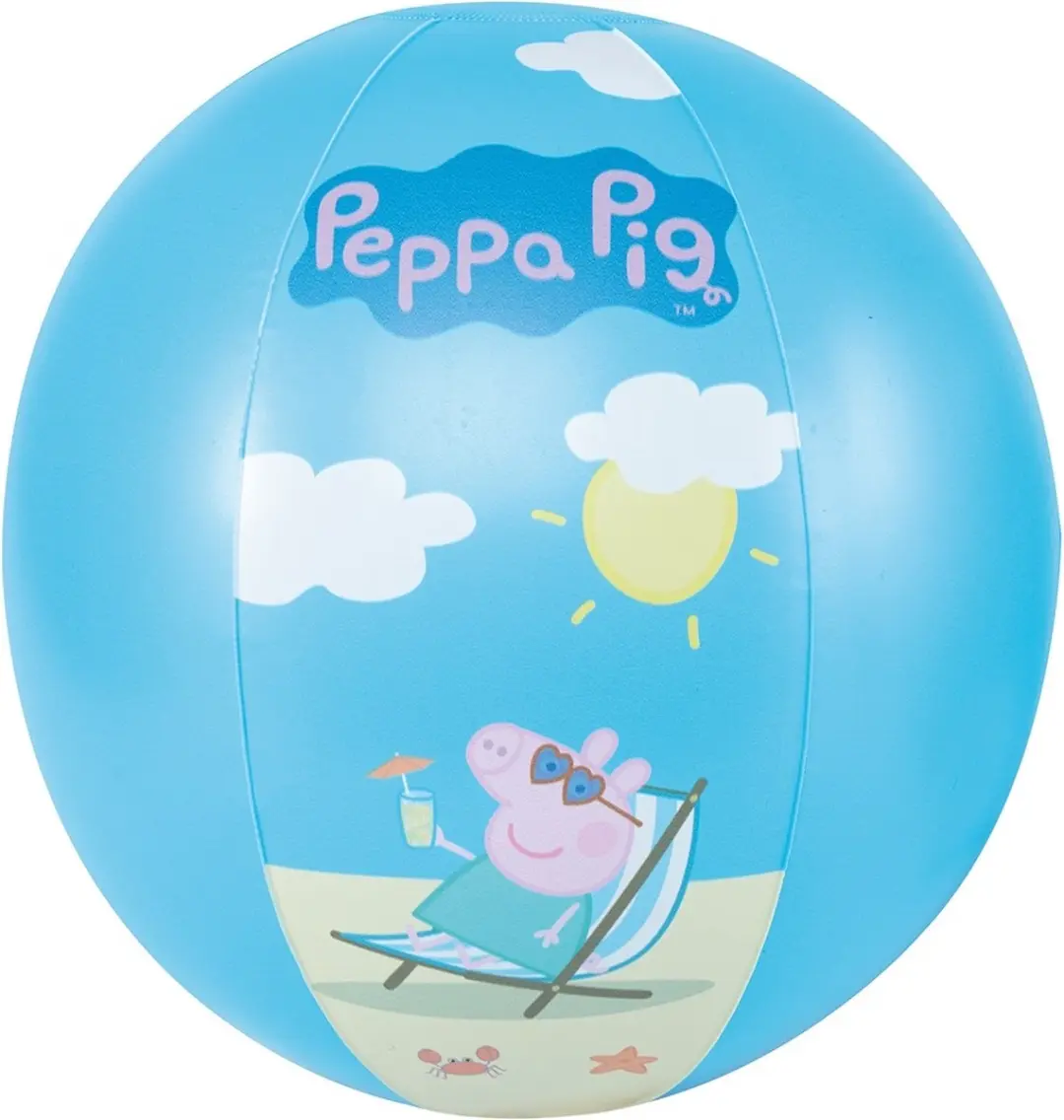 Peppa Pig Opblaasbare Strandbal 29cm - Multi - afbeelding 6 van 6