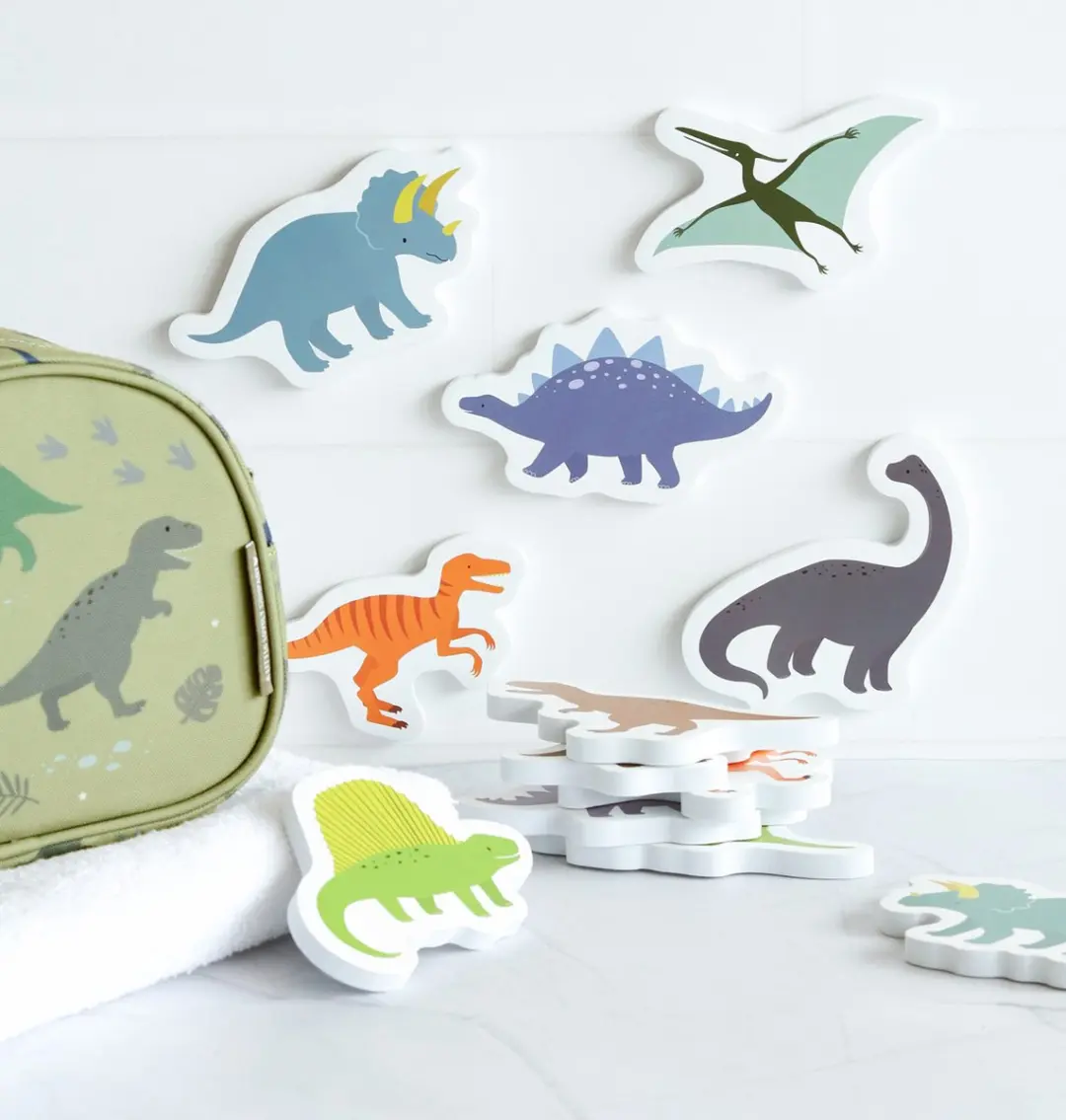 A Little Lovely Company Foam Badspeelgoed Dinosaurussen