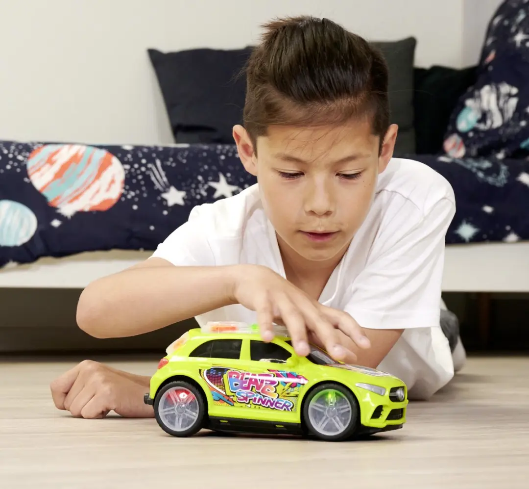 Dickie Beatz Spinner Mercedes A Class 24cm - Groen/Zwart/Grijs