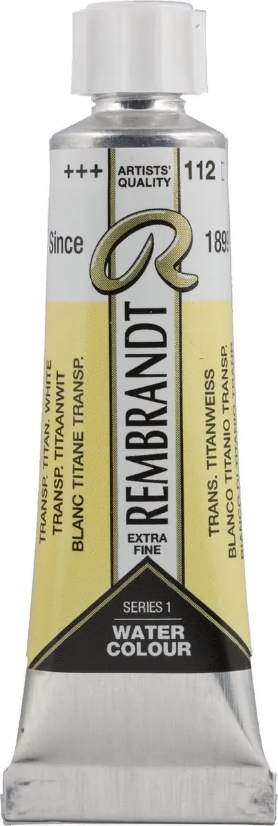 Rembrandt Aquarelverf Tube 112 Transparant Titaanwit 10ml