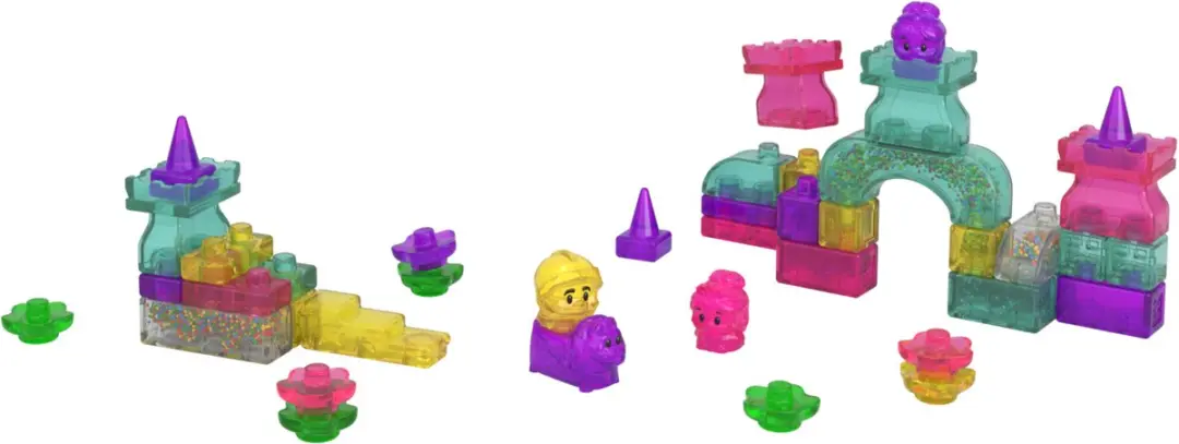 Goliath Jelly Blox Princess Castle Set - 45 Stuks - 2 Figuren - afbeelding 6 van 6