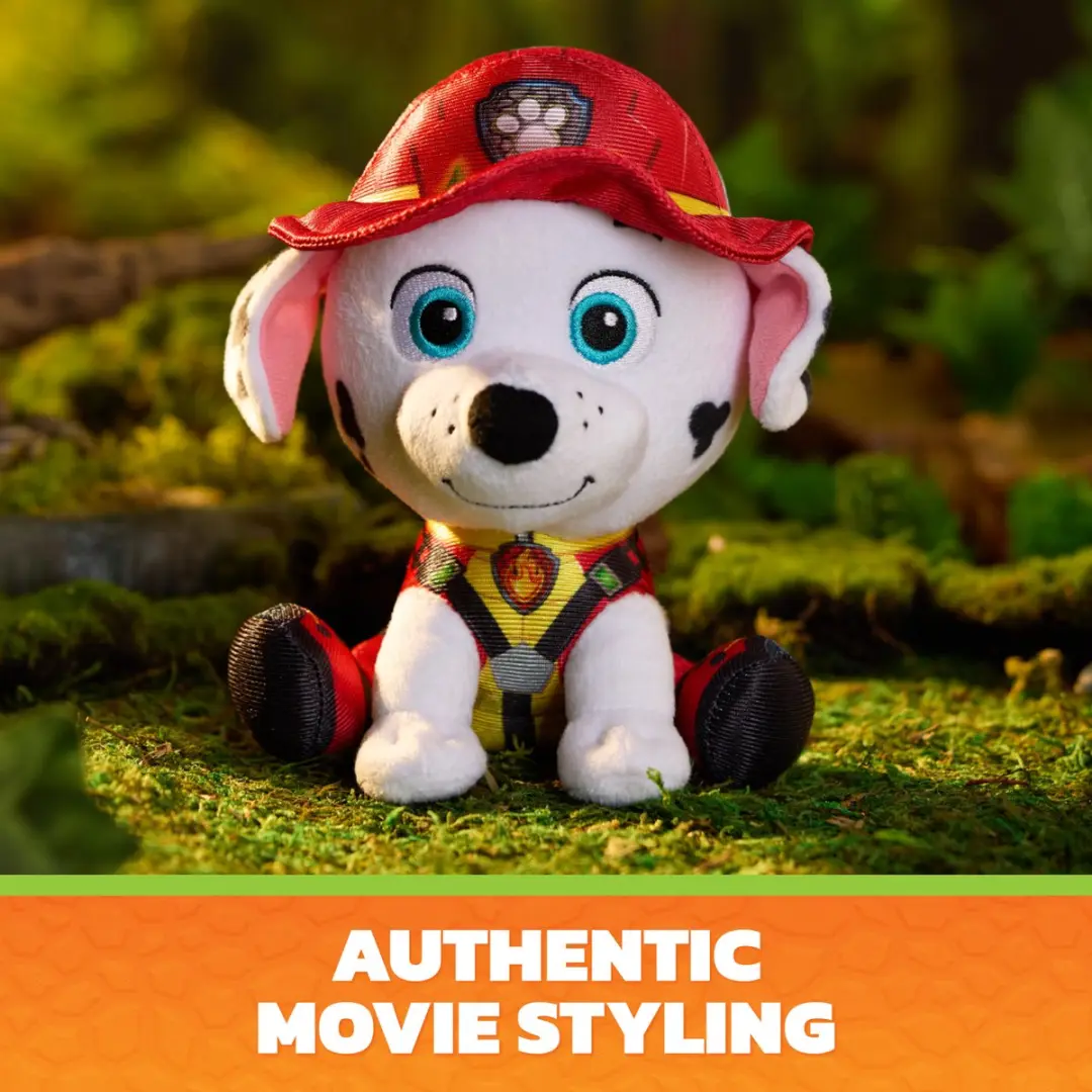 PAW Patrol Marshall Dino Movie Knuffel 15cm - Meerkleurig