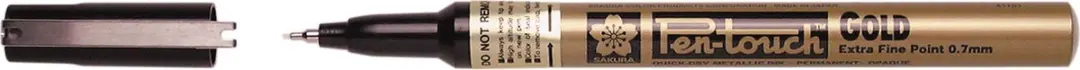 Sakura Pen-Touch EF Goud 1-2mm